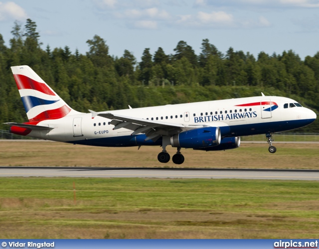 G-EUPD, Airbus A319-100, British Airways