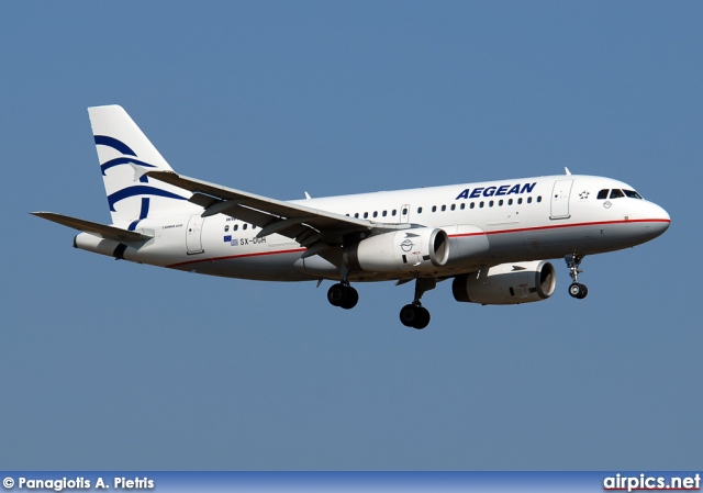 SX-DGH, Airbus A319-100, Aegean Airlines