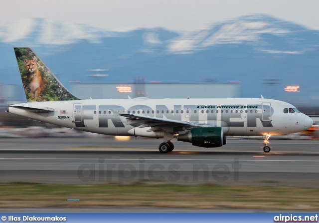 N910FR, Airbus A319-100, Frontier Airlines