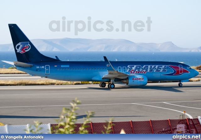 HA-LKE, Boeing 737-800, Travel Service (Hungary)