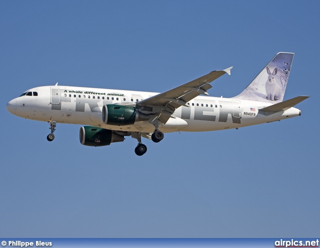 N940FR, Airbus A319-100, Frontier Airlines