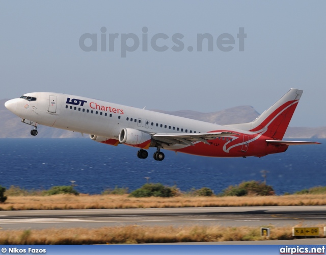 SP-LLF, Boeing 737-400, LOT Charters