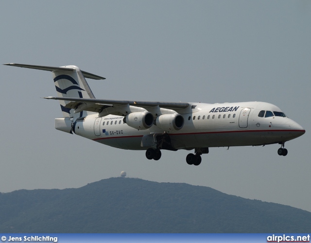 SX-DVC, British Aerospace Avro RJ100, Aegean Airlines