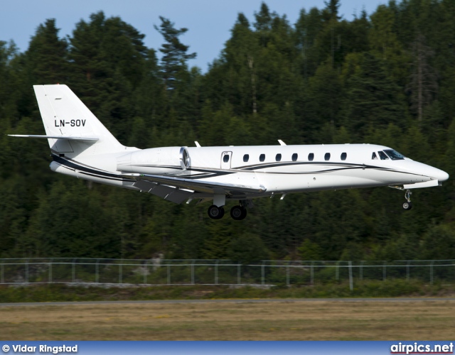 LN-SOV, Cessna 680-Citation Sovereign, Sundt Air