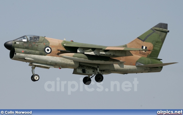 160867, Ling-Temco-Vought A-7-E Corsair II, Hellenic Air Force