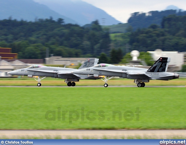 J-5018, Boeing (McDonnell Douglas) F/A-18-C Hornet, Swiss Air Force