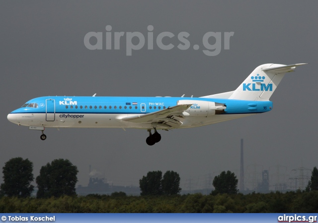 PH-WXC, Fokker 70, KLM Cityhopper