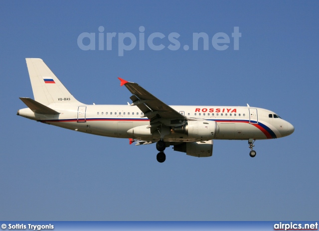 VQ-BAS, Airbus A319-100, Rossiya Airlines