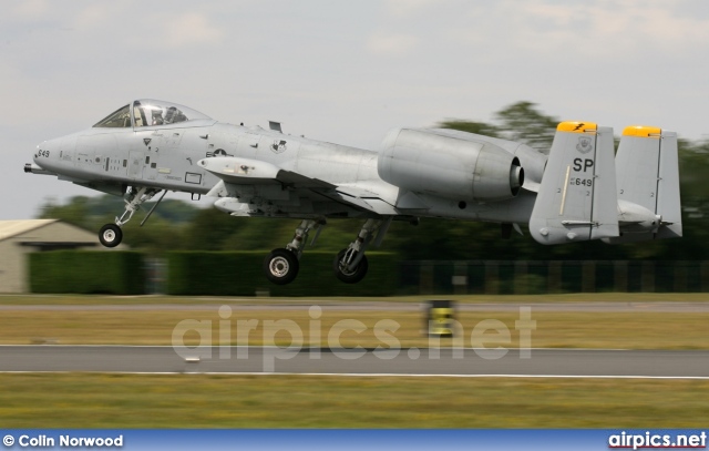 82-0649, Fairchild A-10-C Thunderbolt II, United States Air Force