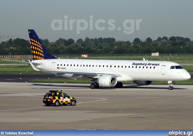 D-AEMA, Embraer ERJ 190-200LR (Embraer 195), Augsburg Airways