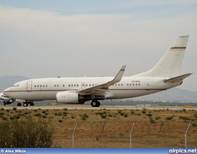 VP-BYA, Boeing 737-700/BBJ, Private