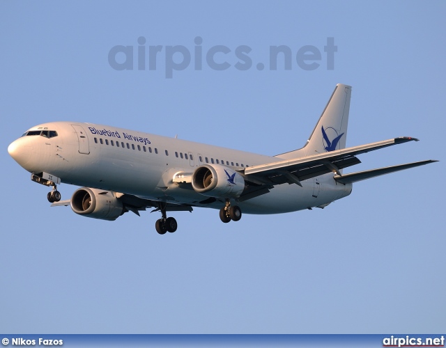 SX-TZE, Boeing 737-400, Blue Bird Aviation