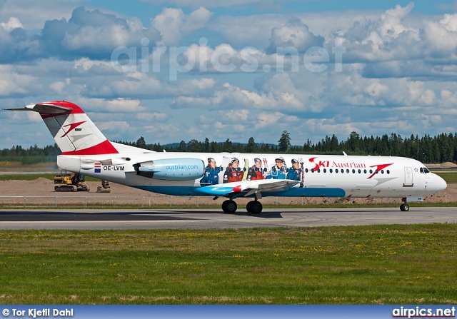 OE-LVM, Fokker F100, Austrian Arrows (Tyrolean Airways)