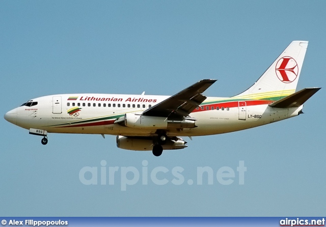 LY-BSG, Boeing 737-200Adv, Lithuanian Airlines