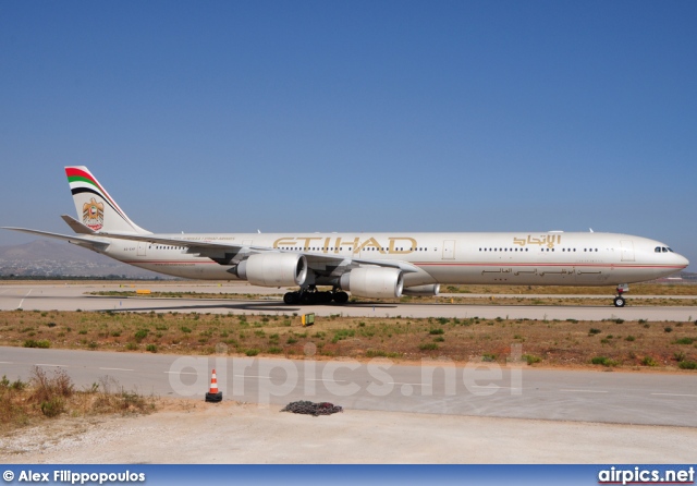 A6-EHF, Airbus A340-600, Etihad Airways