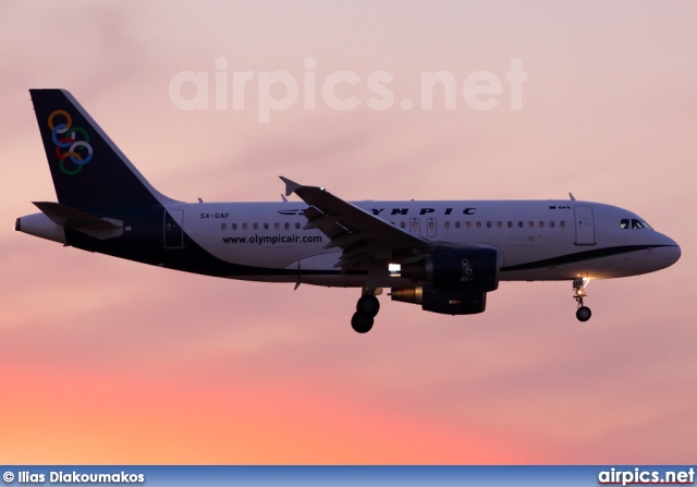 SX-OAF, Airbus A319-100, Olympic Air