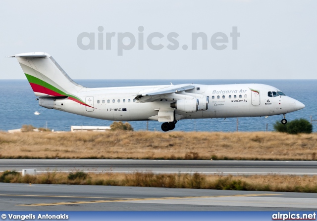 LZ-HBG, British Aerospace BAe 146-300, Bulgaria Air