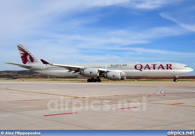 A7-AGA, Airbus A340-600, Qatar Airways