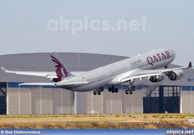 A7-AGA, Airbus A340-600, Qatar Airways