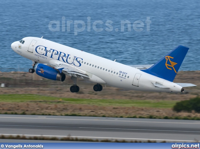 5B-DCF, Airbus A319-100, Cyprus Airways