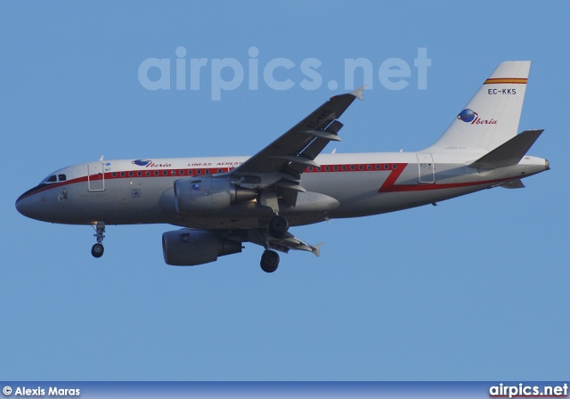 EC-KKS, Airbus A319-100, Iberia