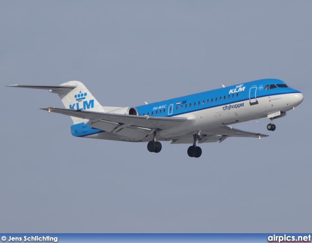 PH-WXC, Fokker 70, KLM Cityhopper