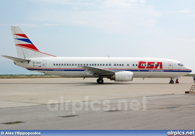 OK-WGX, Boeing 737-400, CSA Czech Airlines