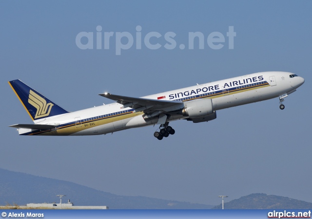 9V-SVL, Boeing 777-200ER, Singapore Airlines