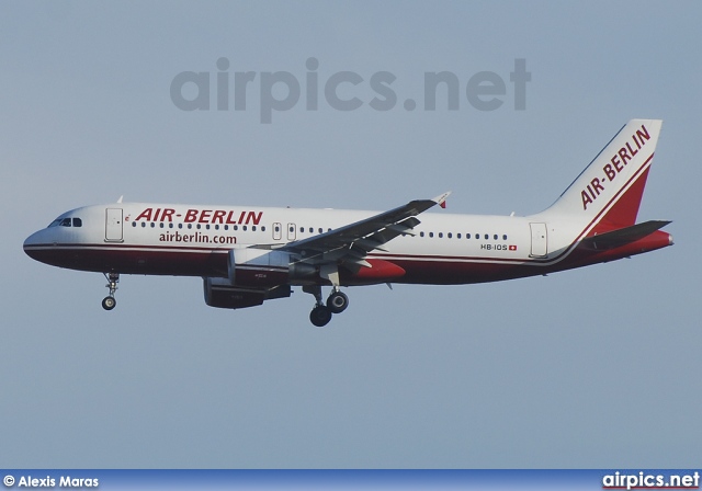 HB-IOS, Airbus A320-200, Air Berlin