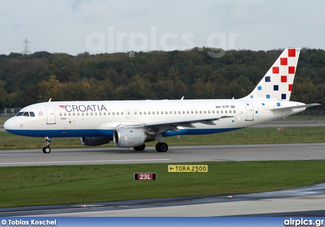 9A-CTF, Airbus A320-200, Croatia Airlines