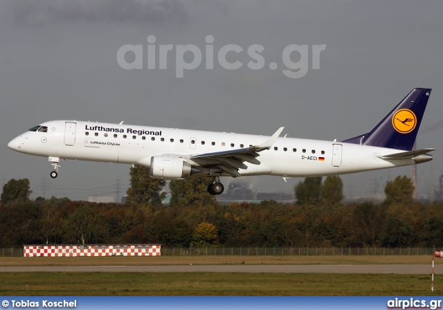 D-AECI, Embraer ERJ 190-100LR (Embraer 190), Lufthansa CityLine