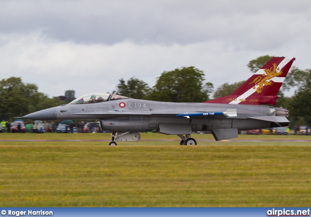 E-194, Lockheed F-16-AM Fighting Falcon, Royal Danish Air Force