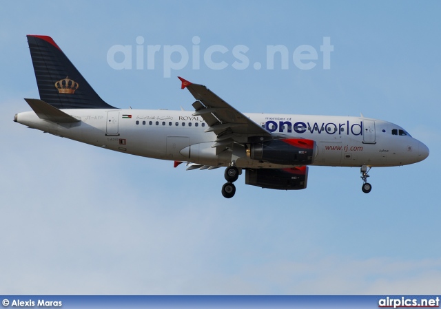 JY-AYP, Airbus A319-100, Royal Jordanian