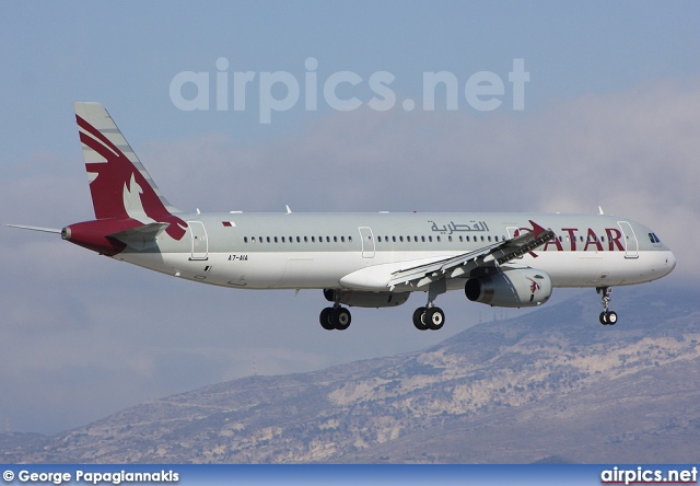 A7-AIA, Airbus A321-200, Qatar Airways