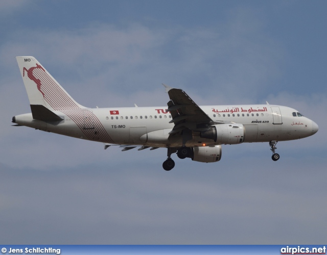 TS-IMO, Airbus A319-100, Tunis Air