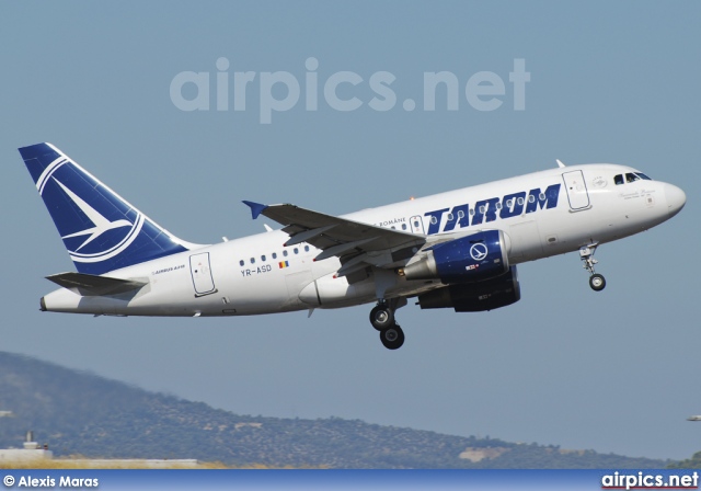 YR-ASD, Airbus A318-100, Tarom