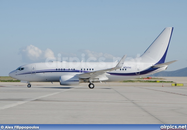 N737AG, Boeing 737-700/BBJ, Private