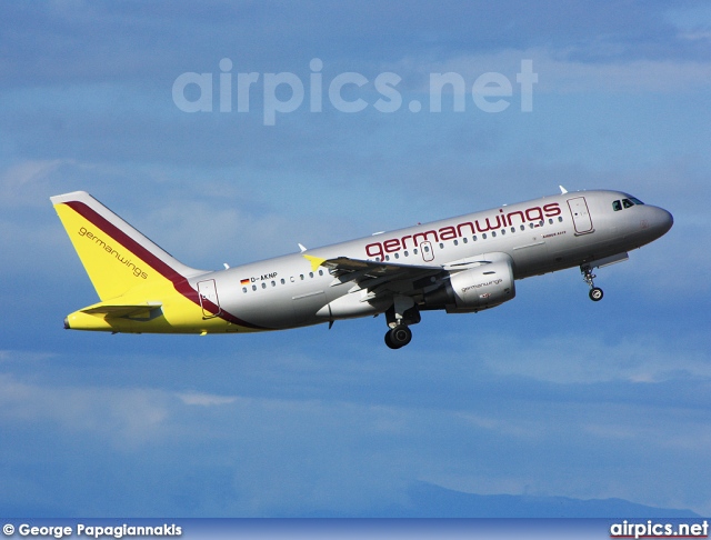 D-AKNP, Airbus A319-100, Germanwings