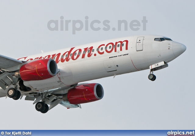 TC-TJK, Boeing 737-800, Corendon Airlines