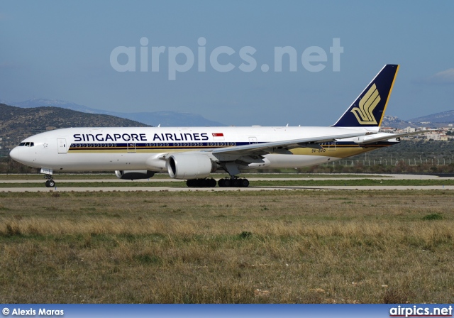 9V-SVO, Boeing 777-200ER, Singapore Airlines