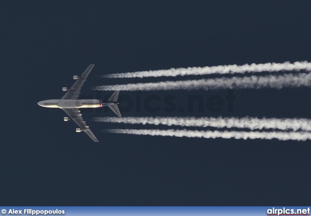 N743WA, Boeing 747-400, World Airways Cargo