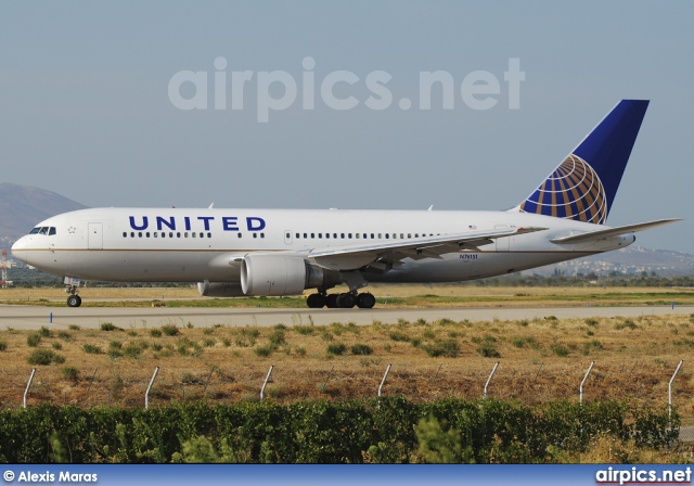 N76151, Boeing 767-200ER, United Airlines