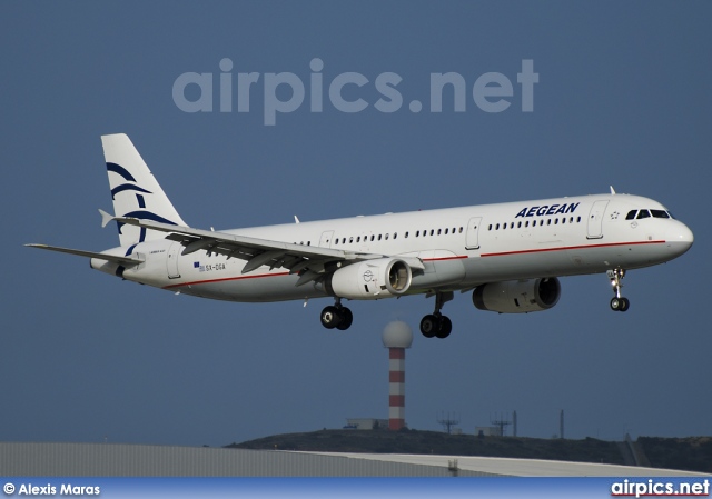 SX-DGA, Airbus A321-200, Aegean Airlines