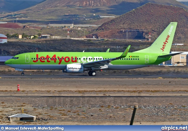 OO-JLO, Boeing 737-800, Jet4you.com