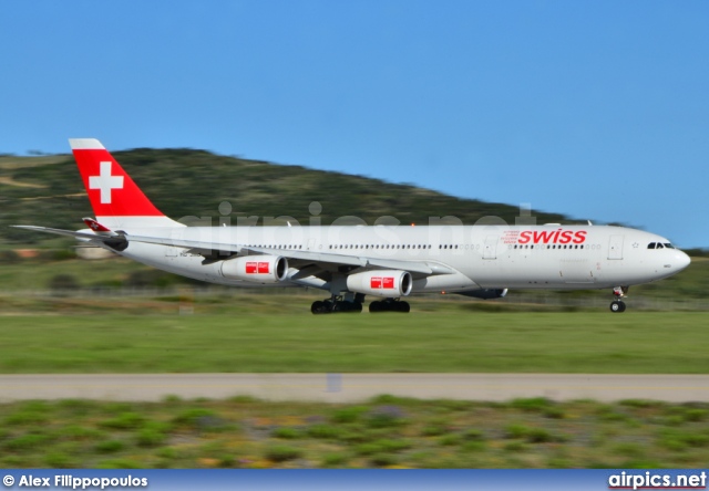 HB-JMD, Airbus A340-300, Swiss International Air Lines