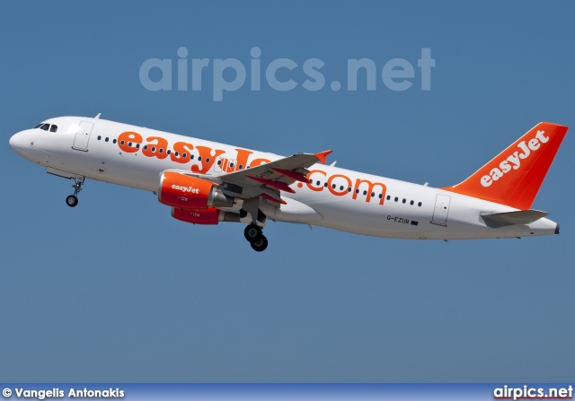 G-EZUR, Airbus A320-200, easyJet