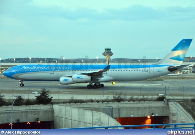 LV-CSX, Airbus A340-300, Aerolineas Argentinas