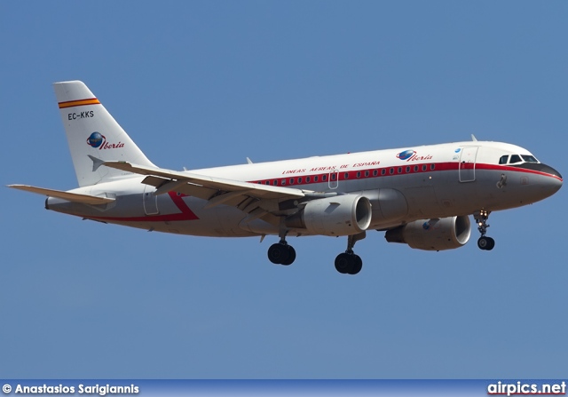 EC-KKS, Airbus A319-100, Iberia