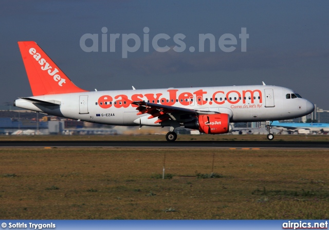 G-EZAA, Airbus A319-100, easyJet