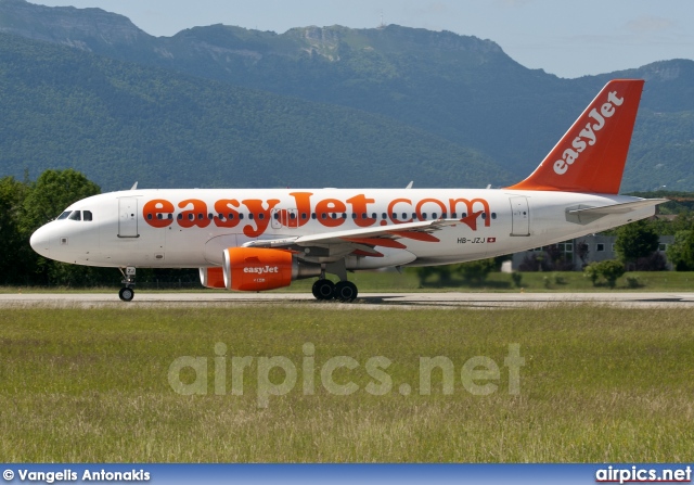 HB-JZJ, Airbus A319-100, easyJet Switzerland